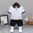 Maglietta e pantaloni corti per ragazzi L1249 1