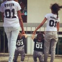 Magliette di famiglia KING, QUEEN E PRINCE 5