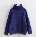 Maglione a collo alto da donna A2321 3