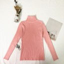 Maglione a collo alto da donna 8