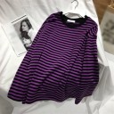 Maglione a righe da donna A2196 4