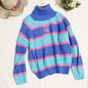 Maglione a righe da donna 3