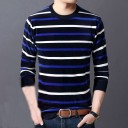 Maglione a righe da uomo F202 5