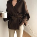 Maglione avvolgente da donna A2164 3