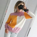 Maglione colorato da donna A2966 3