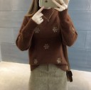 Maglione da donna con fiocchi di neve 3