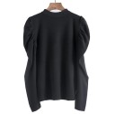 Maglione da donna con maniche arricciate 4