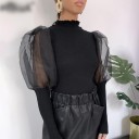 Maglione da Donna con Maniche Voluminose G296 1