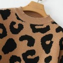Maglione da donna con motivo leopardato 4