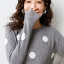 Maglione da donna con pois 2