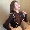 Maglione da donna con volant 5