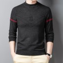 Maglione da uomo a righe A2589 8