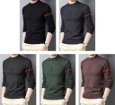 Maglione da uomo a righe A2589 2