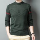 Maglione da uomo a righe A2589 5
