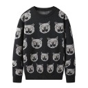 Maglione da Uomo con Gatti 3
