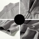 Maglione da uomo con zip F240 2