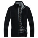 Maglione da uomo con zip S62 1