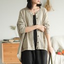 Maglione donna oversize con bottoni A2108 1