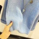 Maglione invernale lavorato a maglia da donna J2453 9