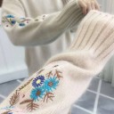 Maglione lavorato a maglia da donna A2093 1