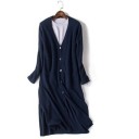 Maglione lungo da donna con tasche A2184 3