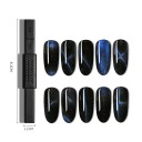 Magnes na paznokcie 8,1 x 1,1 cm Narzędzie magnetyczne do lakieru żelowego Kocie oko 3D Efekt Manicure Nail Art Specjalny efekt Magnetyczna dekoracja 2