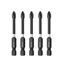 Mágneses bitek 1/4" fúróhoz 5 db 4