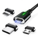 Mágneses USB töltőkábel K438 1