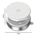 Mágneses vákuumos autós telefontartó, Magsafe, 6 x 4,5 cm, 360°-ban forgatható, erős tartás, iPhone műszerfali tartóval kompatibilis. 2