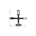 Magnet forte multifuncional 5 em 1 para unhas 10,8 x 10,1 cm Efeito Cat Eye Magnet para gel de unhas Ferramenta de nail art Padrões criativos Manicura Decoração 2