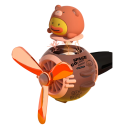 Magnetic Car Vent Clip Aromatherapy Duck in Bear Suit with Propeller Cute Cartoon Character Interior Decoration 2