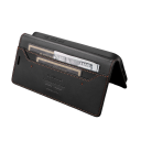 Magnetic Flip Case for iPhone 17 Pro Artificial Leather Protective Cover with Card Slots Magnetic Closure 3