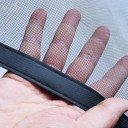 Magnetic Insect Screen for Doors 110x185 cm Automatic Closing Fibreglass Black Easy Installation Without Tools 2