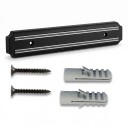 Magnetic Knife Strip 48 x 4.8 cm Long Wall Holder for Knives and Tools Plastic with Magnetic Strips Black For Kitchen and Workshop 3