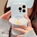 Magnetic Phone Holder with Wing and Star Design Plastic Decorative Holder for iPhone 15 Stylish Accessory 3