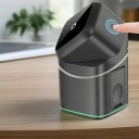 Magnetická bezdrátová nabíjecí stanice 3v1 15 W s dotykovým otáčením Pro iPhone Apple Watch i AirPods Výsuvné nabíječky Černá 5