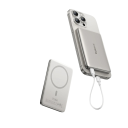 Magnetická powerbanka Baseus S bezdrátovým nabíjením 15 W a rychlonabíjením PD 20 W 5000 mAh Hliníkový kryt Na telefon i cestování 1
