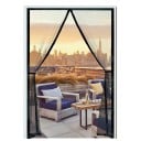 Magnetická sieť proti hmyzu na dvere 100x255 cm automatické zatváranie sklenené vlákno jednoduchá montáž bez náradia pre balkón 1