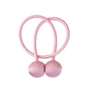 Magnetická spona na záclony s opleteným lankem 49 cm polyester a magnet dekorativní úchyt pro závěsy a záclony 3