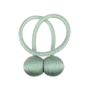 Magnetická spona na záclony s opleteným lankem 49 cm polyester a magnet dekorativní úchyt pro závěsy a záclony 8