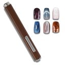 Magnetická tyčinka na nehty 11 x 1,28 cm Se třemi magnety Dřevěná rukojeť Magnet na gel lak Efekt kočičího oka Nail art Pomůcka 2