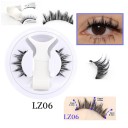 Magnetické umelé riasy LZ06 1 pár Vodoodolné opakovane použiteľné riasy Jednoduchá aplikácia Bez lepidla Prirodzený objem a natočenie 3