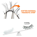 Magnetické umelé riasy sada M18 7–14 mm 1 pár Opakovane použiteľné magnetické riasy s aplikátorom Prírodný objem jednoduchá aplikácia 4