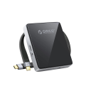 Magnetický box na M.2 NVMe SSD ORICO AP42F s nabíjecím portem PD 100W USB-C 10 Gb/s a čtečkou TF a SD karet pro iPhone i notebook 1