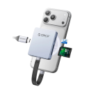 Magnetický box na M.2 NVMe SSD ORICO AP42F s nabíjecím portem PD 100W USB-C 10 Gb/s a čtečkou TF a SD karet pro iPhone i notebook 4