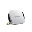 Magnetický box na mobil dokovací stanice pro M.2 NVMe 2230 SSD s USB-C 10 Gb/s HDMI 4K a PD 100W hliník a ABS pro iPhone i notebook 2