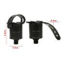 Magnetický držák na rybářský prut s rychloupínacím mechanismem Hirisi 6,3 × 4,2 cm pevné uchycení černý pro rybářské stojany 2