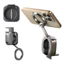 Magnetický držák na telefon Kompatibilní s MagSafe Otočný o 360 stupňů Teleskopický Kovový Tmavě šedý Do auta vlaku i na cesty 1