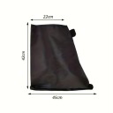 Magnetický kryt nabíječky pro elektromobily Odolný proti povětrnosti UV a sněhu Tepelně izolační 45 x 42 x 32 cm Černý Na nabíjecí port 2