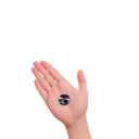 Magnetický mini diktafon hlasově aktivovaný 3,4 x 3,4 x 0,79 cm redukce šumu WAV a MP3 pro iPhone a Android černý přenosný na nahrávání 2